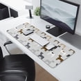 thumbnail image 2 of Long Mouse Pads for Desk,Bulldog Dog Desk Mats on Top Of Desks, Desk Mouse Pad Extra Large with 3mm Non-Slip Base and Stitched Edge for Gaming,Office,Work,Home 31.5"x11.8", 2 of 6