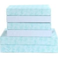 thumbnail image 2 of Elegant Comfort Soft Bed Sheets Wave Pattern - 1500 Series Hotel Quality Microfiber Softness Wrinkle and Fade Resistant (6-Piece) Bedding Set, Full, Wave Aqua, 2 of 6