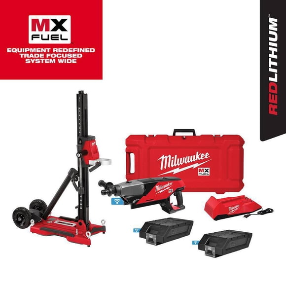 Milwaukee MXF301-2CXS Trousse de Perceuse à Carotte Portative à Carburant MX avec Support