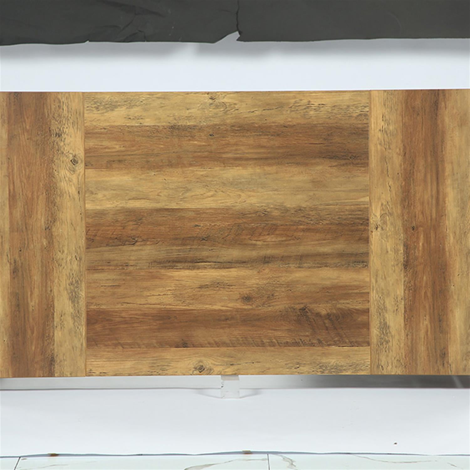 Demi Bonn 63" Dining Table, Wood Dinner Table Kitchen Table For 4-6 People, Large Rectangular Dinner Table for Dining Room, Home Office, Living Room Furniture, Brown