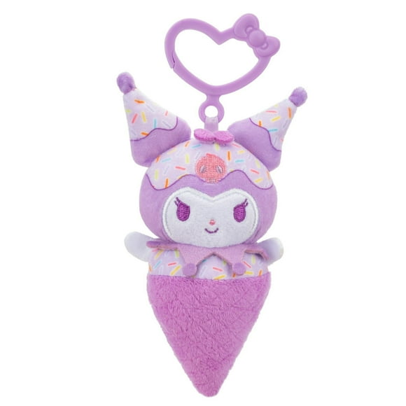 Hello Kitty & Friends 4" Ice Cream Clip-on - Kuromi