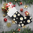 thumbnail image 6 of Coolnut Christmas Stocking Personalized Daisy Large Candy Stocking Hanging Gift Xmas Stockings Decoration 1 PC for Family Holiday Party Ornaments Decor Fireplace, 6 of 7