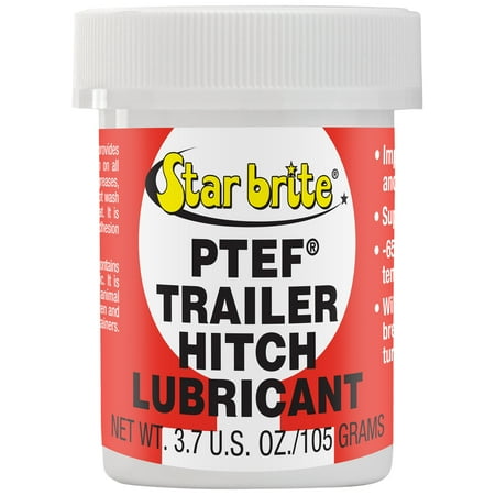 STAR BRITE PTEF Trailer Hitch Lubricant - All-Weather Protection for Trailer Hitches - Rust & Corrosion Resistant - Super Adhesion & High-Temperature Stability - 4 OZ (085804)