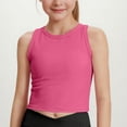 thumbnail image 3 of Maean Girls Crop Tank Tops Sleeveless Round Neck Basic Cute Athletic Dancewear Tanks 3-15 Years, 3 of 7