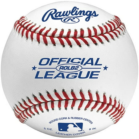 Rawlings ROLB2 Official League Baseball, 12 Pack