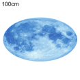 thumbnail image 1 of POINTERTECK Earth Moon Planet 3D Print Soft Carpet Anti-slip Rug Floor Mat Home Decor, 1 of 9