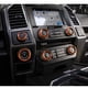 thumbnail image 2 of Para F150 interruptor de aire acondicionado remolque 4WD VOL perilla botón embellecedor para Ford F150 XLT 2016 2017 2018 2019 aluminio naranja 6 piezas (no para 2021 2022), 2 of 5