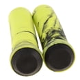 thumbnail image 3 of 1 Par Empuñaduras Universales De Empuñaduras, BMX MTB Bike End Agarre Manija Manillar Barra De Goma Suave Extremo Amarillo, 3 of 9