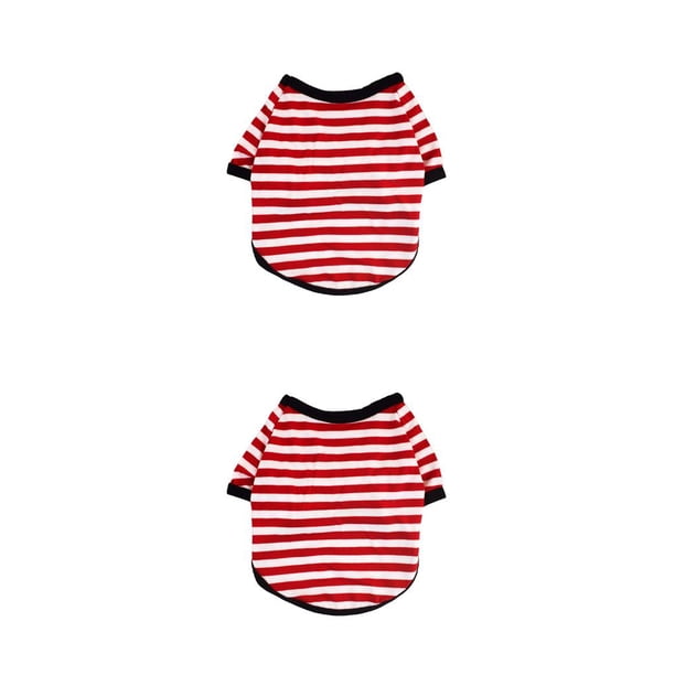 Greeniant Chaleco para cachorros, camisetas flexibles para perros, suministros para mascotas pequeñas, ropa para perros, varios tamaños, sudadera Rojo METRO 2piezas Greeniant CBP376640