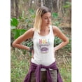 thumbnail image 2 of Happy Donuts I Racerback Tank Women -June Erica Vess Designs, Female Medium, 2 of 4