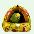 thumbnail image 4 of Necvior Winter Warm Bird Nest House Parrot Hanging Hammock Velvet Shed Hut Finch Cage, 4 of 20