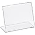 thumbnail image 3 of Azar Displays 112737 4" W x 3" H Horizontal L-Shaped Sign Holder -10 pk, 3 of 10