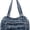 Dark Blue, variant on Sunyuer Women Vintage Washed Denim Shoulder Bag, Multi Pockets Large Capacity Hobo Tote Purse, Detachable Adjustable Crossbody Strap Casual Denim Handbag for Daily Commute Travel