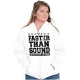 thumbnail image 4 of US Air Force USAF Faster Than Sound Zip Up Hoodie Men's Women's Brisco Brands X, 4 of 6