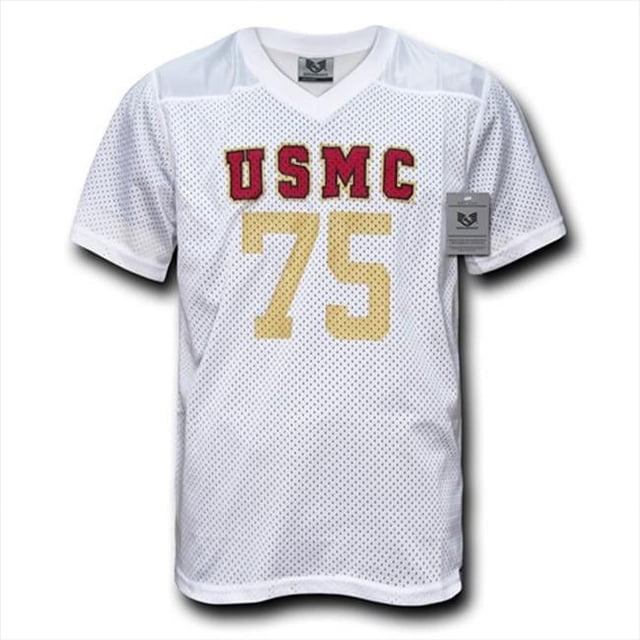 Rapid Dominance S19-MAR-WHT-01 Practice Jersey- Marines- White- Small