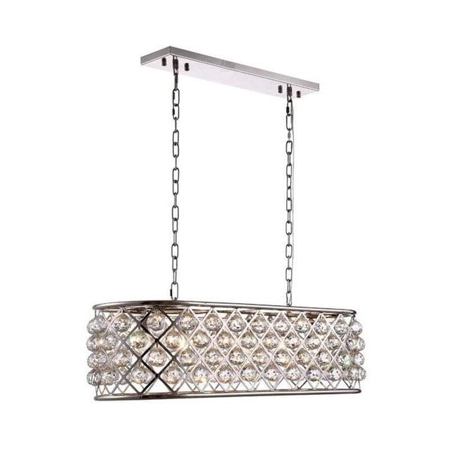 Elegant Lighting Madison 13" 6 Light Royal Crystal Pendant Lamp