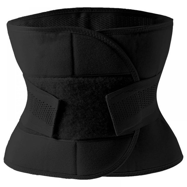 Postpartum Belly Band With Double Pull Mechanism, Adjustable Compression For Seamless Abdominal Support And Body Shaping, Breathable Elastic Design, Ideal For Postnatal Recovery (Black)
