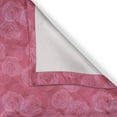 thumbnail image 4 of Ambesonne Rose Grommet Curtain Single Panel, Shades of Pink Romantic, 50"x60", Pink, 4 of 5