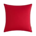 thumbnail image 1 of Flmtop 1PC Waterproof Pillowcases Solid Color Pillow Covers Washable Cushion Cases Zipper Closure Wear Resistant Pillowcase Shell for Patio Furniture, 1 of 10