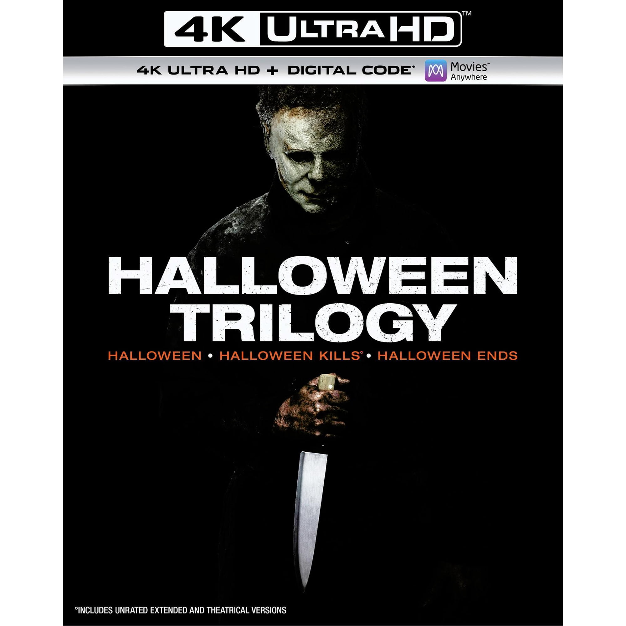 Halloween 3-Movie Collection (Halloween (2018) / Halloween Kills / Halloween Ends) (4K Ultra HD + Blu-ray + Digital Copy)