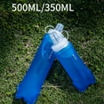 thumbnail image 4 of Portable Soft Flasks Folding Water Bottle Reusable Handheld Soft Water Bottle for Outdoor Running Cycling Climbing, 4 of 13