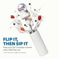 thumbnail image 4 of Cirkul® 26oz StrawSip™ Flip Bottle, Luxe Leopard (White Leopard), 4 of 7