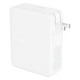 thumbnail image 2 of Cargador De Pared De 4 Puertos Con 3 Entradas Usb C y 1 Entrada Usb A De 140W Blanco, 2 of 6