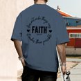 thumbnail image 6 of Ankishi Christian T Shirts for Men Faith Ephesians 2 8 Short Sleeve Graphic Tee Crewneck Religious Tops for Streetwear, 6 of 7
