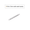 thumbnail image 3 of Unique Bargains Bracelet de Montre 13mm Épingle 1.3mm Dia Acier Inoxydable Simple Bride Ressort d'Extrémité 200 Pack, 3 of 5