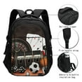 thumbnail image 3 of Salouo Casino And Sports Pattern Extra Large Travel Laptop,Backpack with USB Charging Port College Backpack Business Work Bag Casual Daypack Fits for Men & Women, 3 of 7