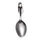 thumbnail image 4 of EeaseMX Cuchara de acero inoxidable con mango curvo para vajilla de hotel, buffet y cocina (negra), 4 of 7