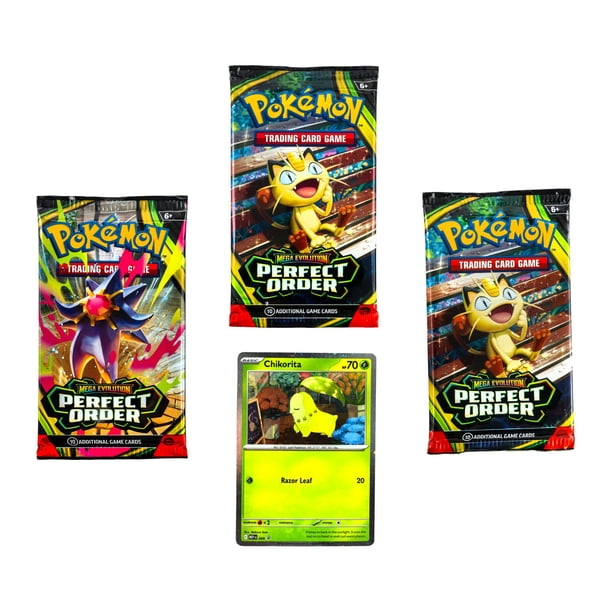 Pokémon TCG: Mega Evolution—Perfect Order 3-Booster Blister