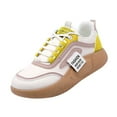thumbnail image 5 of Sports Shoes Lace up Shoes Fashion Rubber Sole for Hiker Outdoor Trekking Shorts Yellow 39, 5 of 7