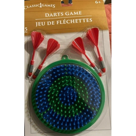 Medium  Dart Board for Kids, Kids Classic Dart Board with Sticky arrow, Boys Toys, Indoor/Sport Outdoor Fun Party Play Game Toys, Birthday Gifts for 3 4 5 6 7 8 9 10 11 12 Year Old Boys Girls