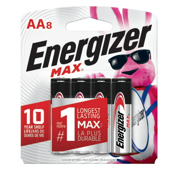 Energizer Max Aa Batteries Alkaline Double A Batteries 8 Pack