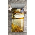 thumbnail image 3 of Ambesonne Colorful Quilted Bedspread Set 2 Pcs, Sunset Forest Canada, Twin Size, Multicolor, 3 of 3