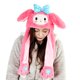 thumbnail image 1 of Lindo juguete con un mechón de gorro de actividad con orejas largas, gorro con bolsa de aire con orejas de conejo, regalo infantil para mujeres en otoño e invierno., 1 of 6