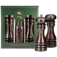 thumbnail image 2 of Chef Specialties Burnished Copper 7 Inch Pepper Mill & Salt Shaker Set with Blend Peppercorns, 2 of 2