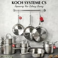 thumbnail image 5 of Koch Systeme CS 17 Piece Stainless steel Pots and Pans Set with Stay-Cool Handle, Suitable for All Stovetops, Oven Safe, 5 of 9