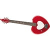 Daisy Rock Heartbreaker Short Scale Left-Handed Electric Guitar Red Hot Red