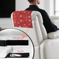 thumbnail image 4 of TSOVTHRID Head Rest Cover for Recliner Snowman Holly Candy Cane Snowflake Print 17x27 Inch Recliner Headrest Protector Waterproof PU Leather Couch Head Protector for Sofa Christmas Decor, 1 Piece, 4 of 7