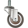 thumbnail image 3 of 4pcs M6 x 15mm Swivel Furniture Casters with 32mm Thread TPE Soft Rubber 32mm Thread, 3 of 4