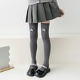 thumbnail image 6 of Godderr Girls Knee High Socks for Kids,Toddler Knee Socks Uniform Socks for Girls Knee High Big Girls Knee High Socks Girls 3T-12T 2 Pairs, 6 of 8