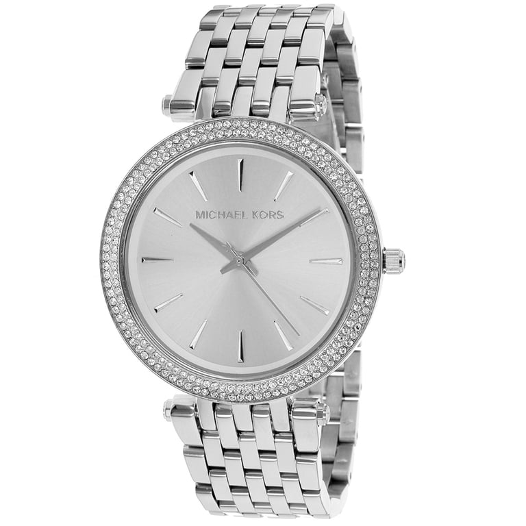 NWT Michael Kors Stainless Steel Crystal Watch MK3190 Michael Kors Women main image 2