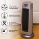 thumbnail image 2 of Torre eléctrica oscilante de cerámica Space Heater Comfort Zone, 2 of 9