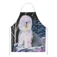 thumbnail image 1 of ""Caroline'S Treasures Ss8409Apron Delantal De Perro Pastor Inglés Antiguo De Noche Estrellada Grande Multicolor"", 1 of 4
