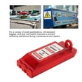 thumbnail image 4 of Cubierta abatible ANGGREK para interruptor de pared rojo resistente al calor, 4 of 8