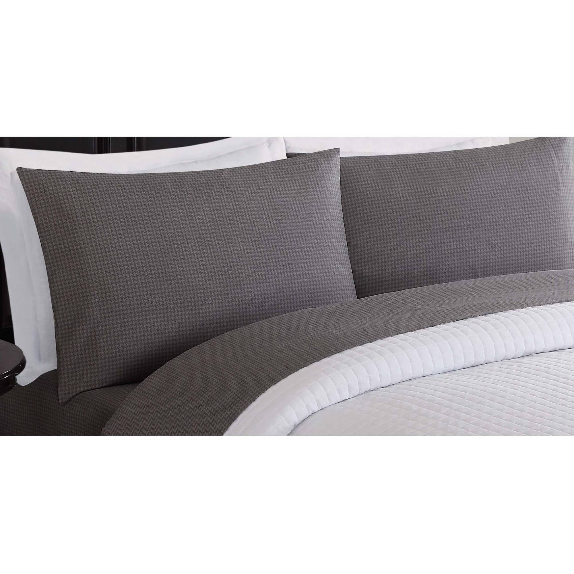 London Fog Houndstooth Bedding Sheet Set Com