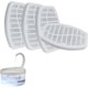thumbnail image 1 of 4 unids/set fuente de agua para perros y gatos filtro de repuesto de carbón activado para dispensador automático de agua para perros y fuente de agua para gatos, 1 of 2