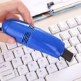 thumbnail image 4 of Máquina de limpieza de teclado alimentada por USB, portátil, portátil, dormitorio, coche, aspiradora, colector de polvo, suministros para Suministros de limpieza para el hogar Azul oscuro Bearachild HA059640-03, 4 of 6